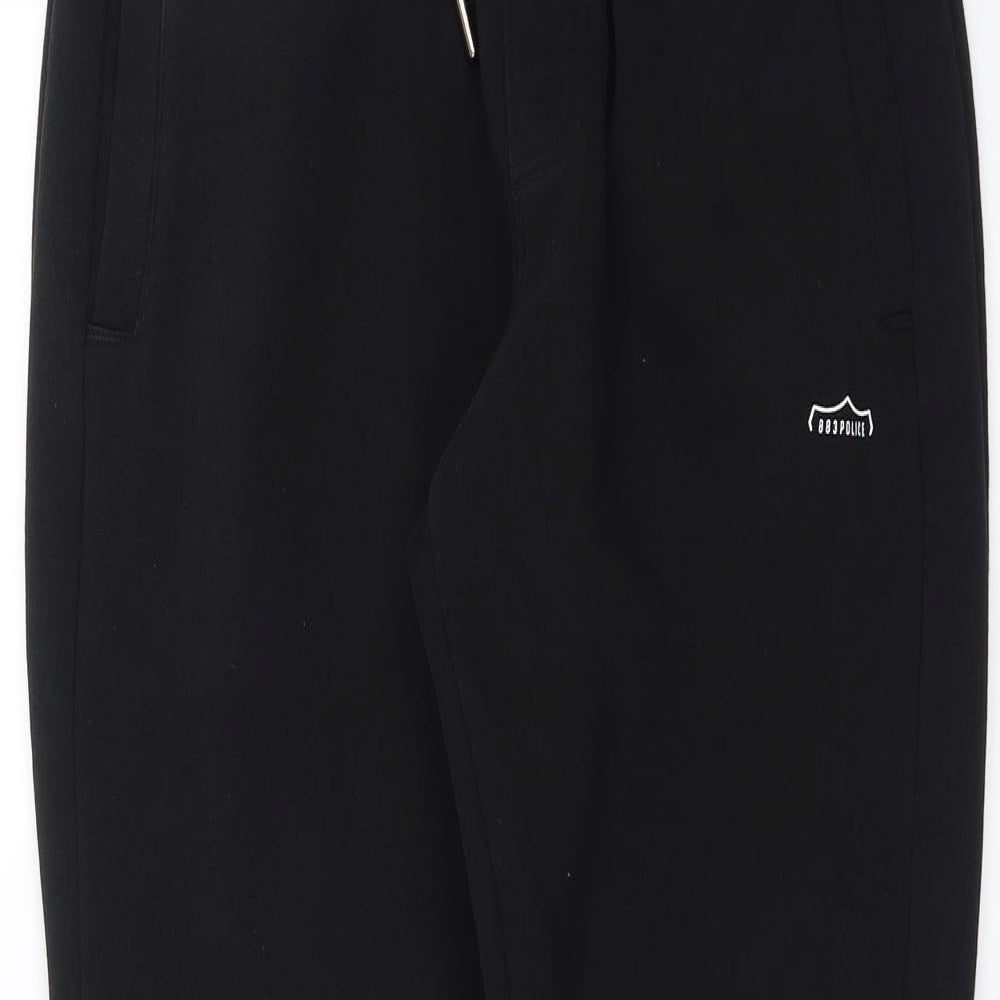 883 Police Mens Black   Jogger Trousers Size M L29 in