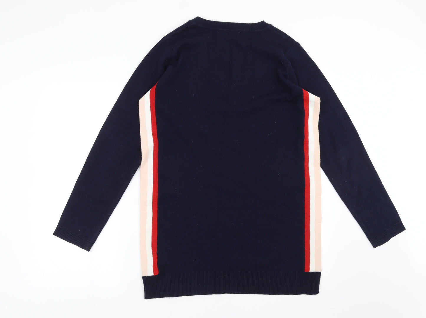 NEXT Womens Black  Knit Pullover Jumper Size 10