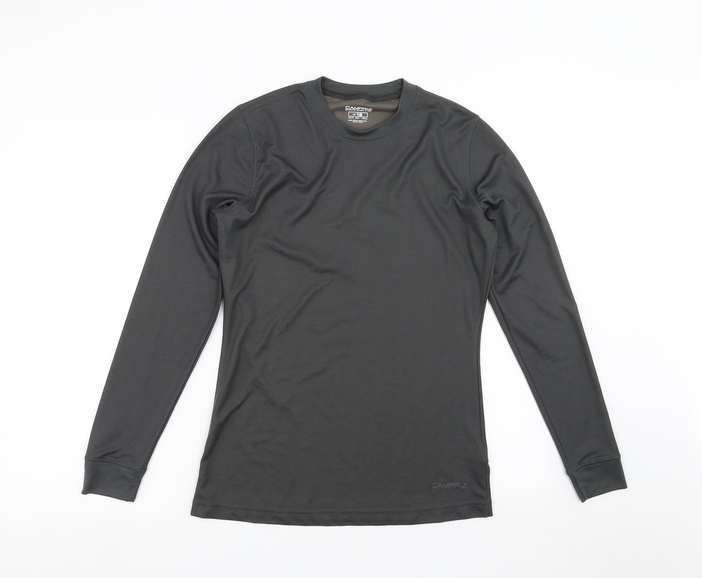 Campri Womens Grey   Basic T-Shirt Size 12  - base layer