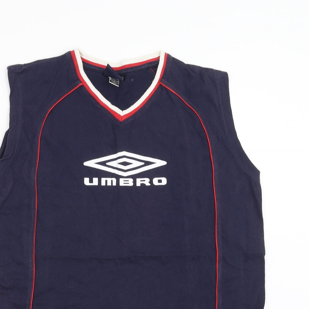 Umbro Mens Blue    T-Shirt Size L
