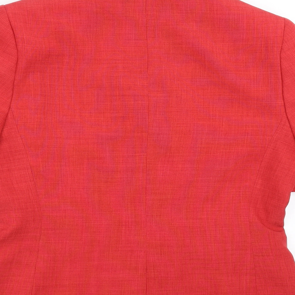 St Bernard Womens Red   Jacket Suit Jacket Size 16