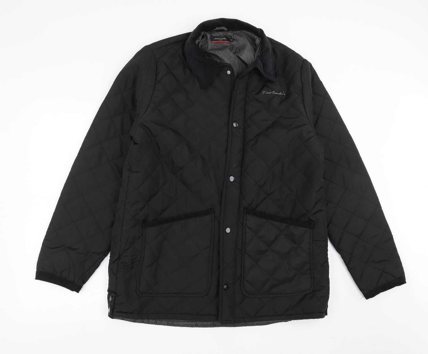 Pierre Cardin Mens Black   Quilted Jacket Size XL