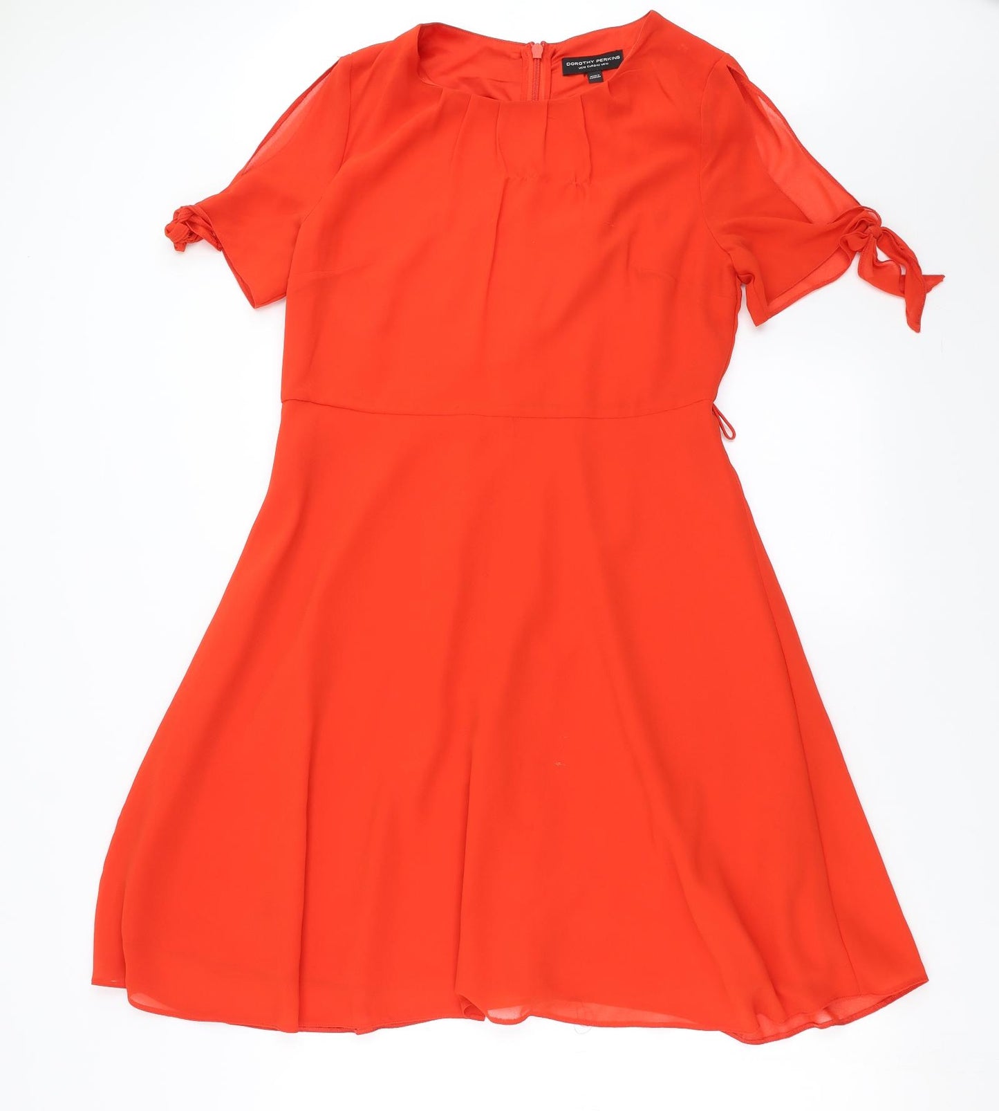 Dorothy Perkins Womens Orange   Fit & Flare  Size 14