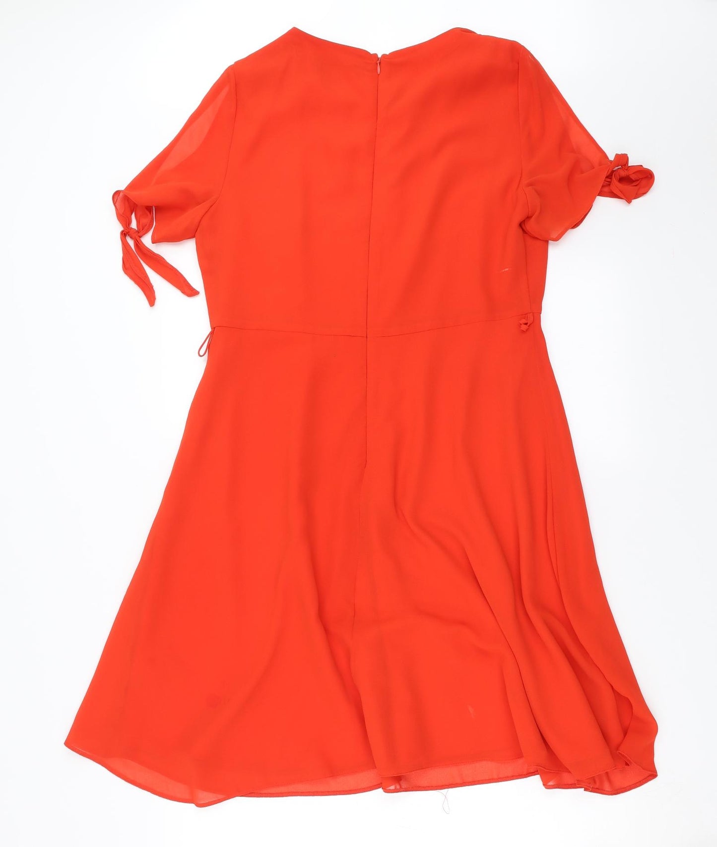 Dorothy Perkins Womens Orange   Fit & Flare  Size 14