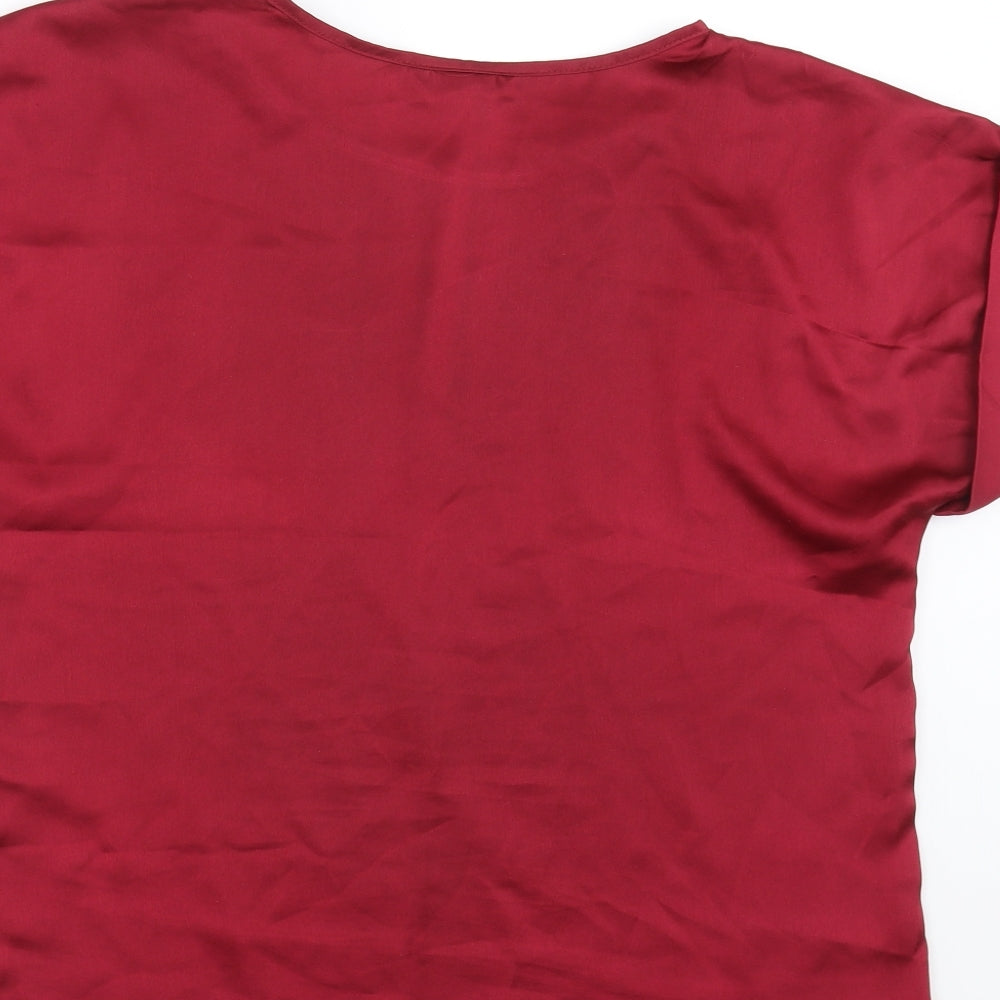 SheIn Womens Red   Basic Blouse Size M