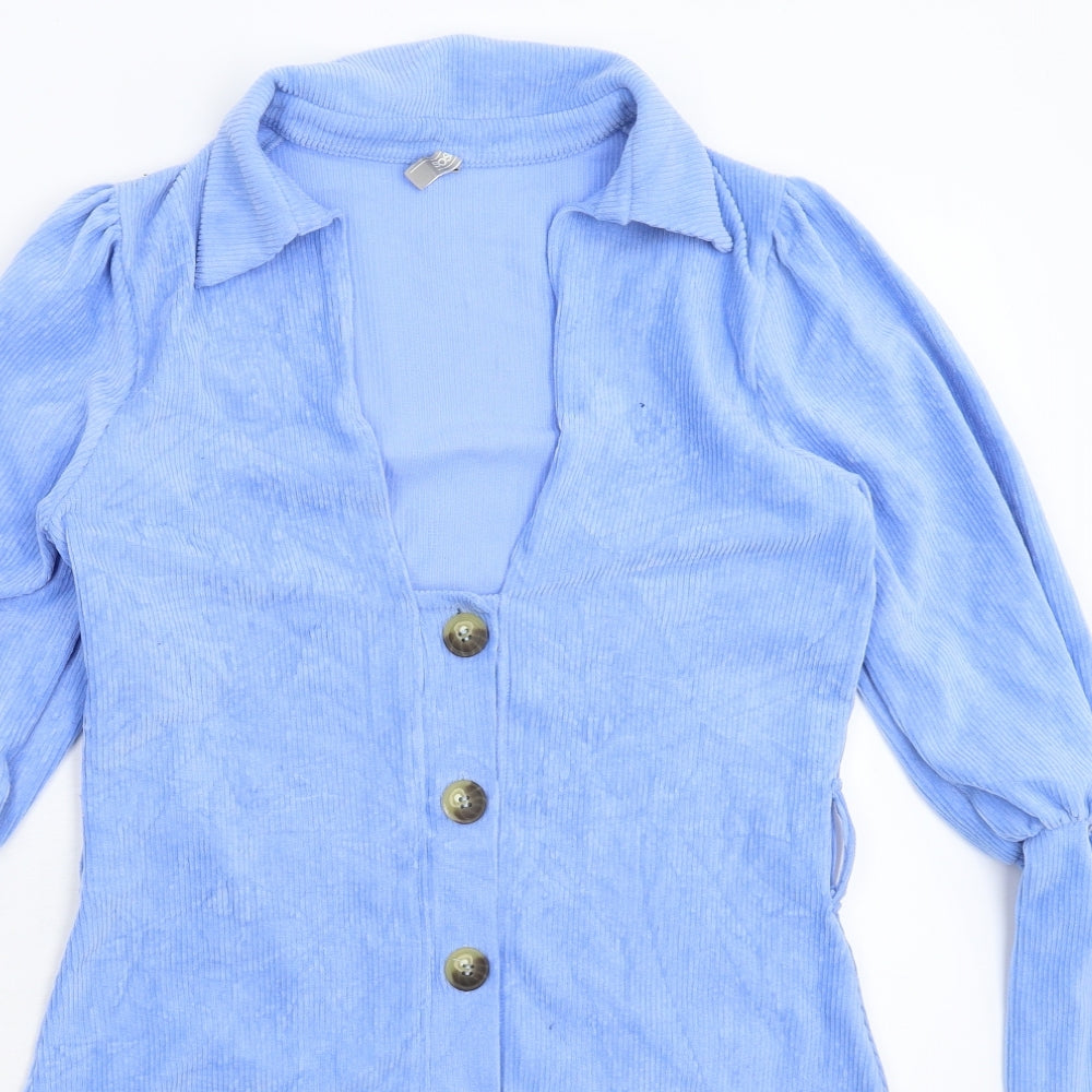 ASOS Womens Blue   Shirt Dress  Size M