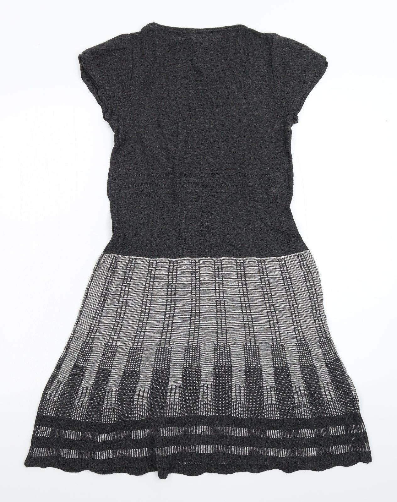 Max Studio Womens Grey  Knit Jumper Dress  Size L