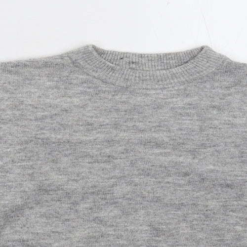 H&M Womens Grey  Knit Pullover Jumper Size XS