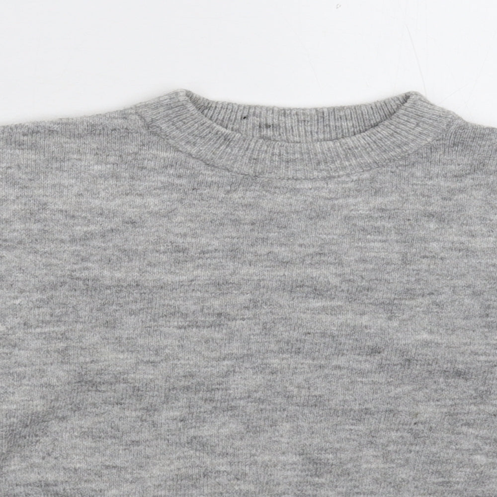 H&M Womens Grey  Knit Pullover Jumper Size XS