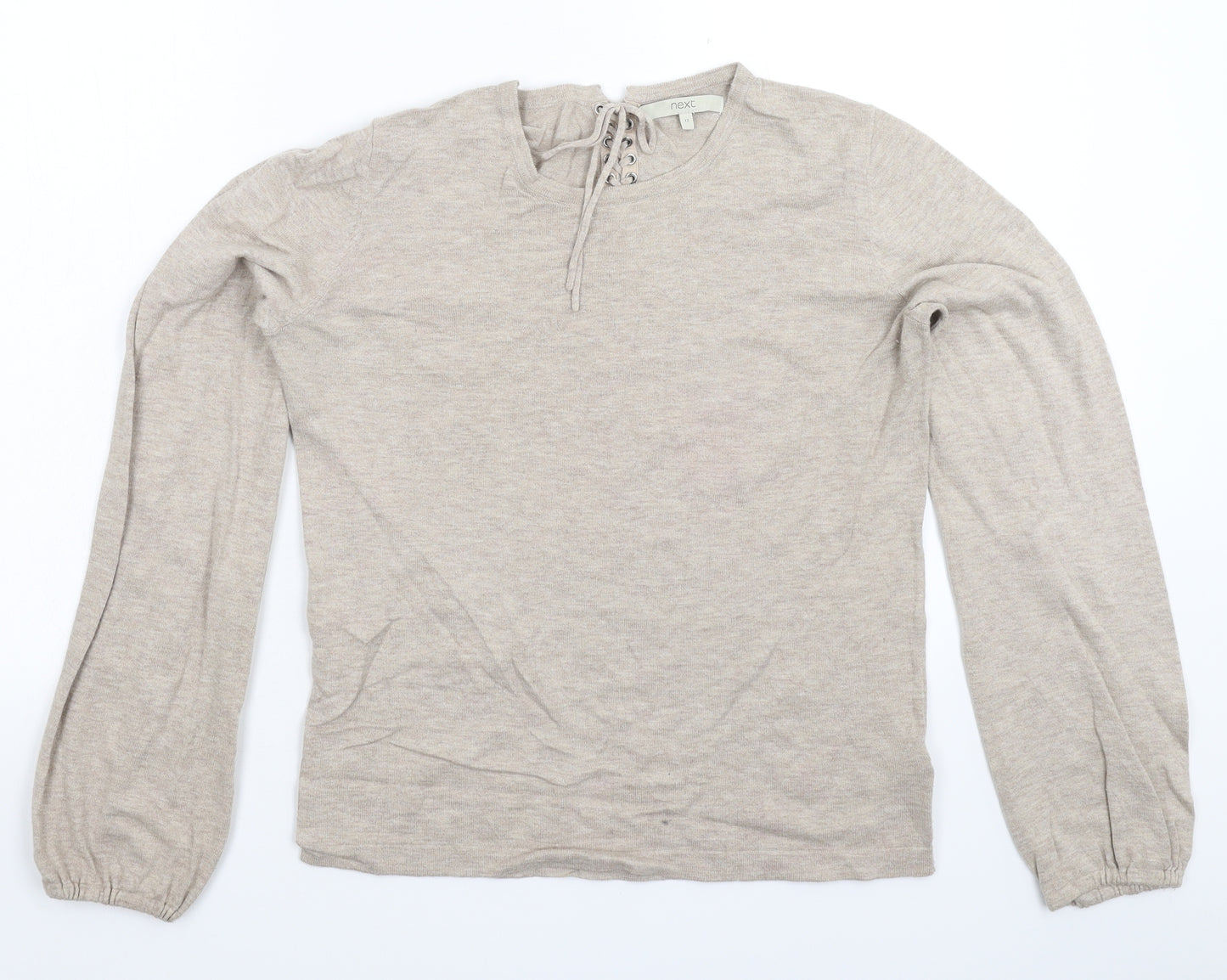 NEXT Womens Grey  Knit Pullover Jumper Size 12
