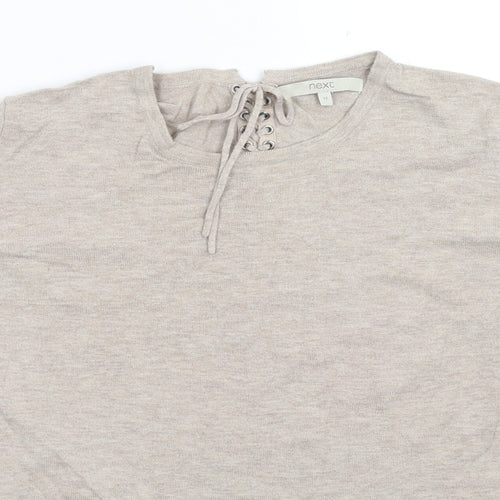 NEXT Womens Grey  Knit Pullover Jumper Size 12