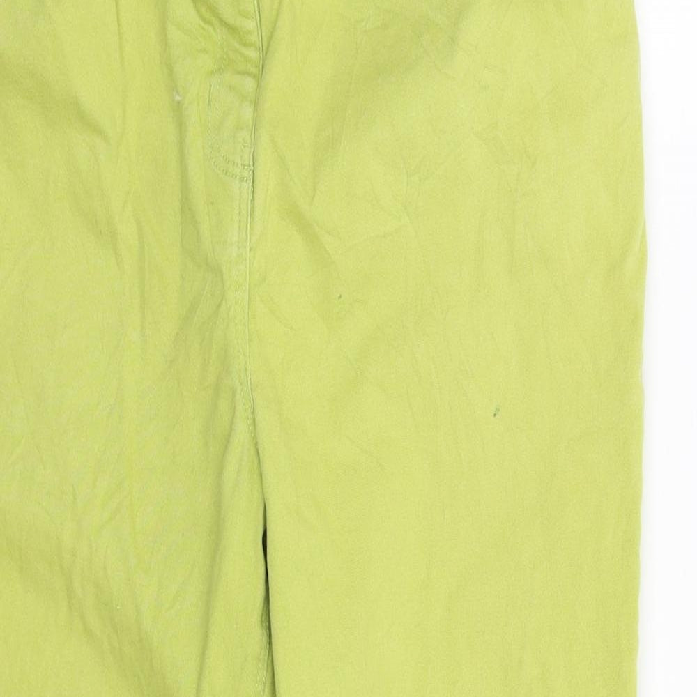 Cotton Traders Womens Green   Trousers  Size 14 L25 in