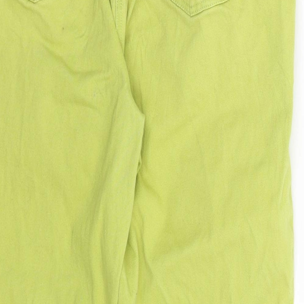 Cotton Traders Womens Green   Trousers  Size 14 L25 in