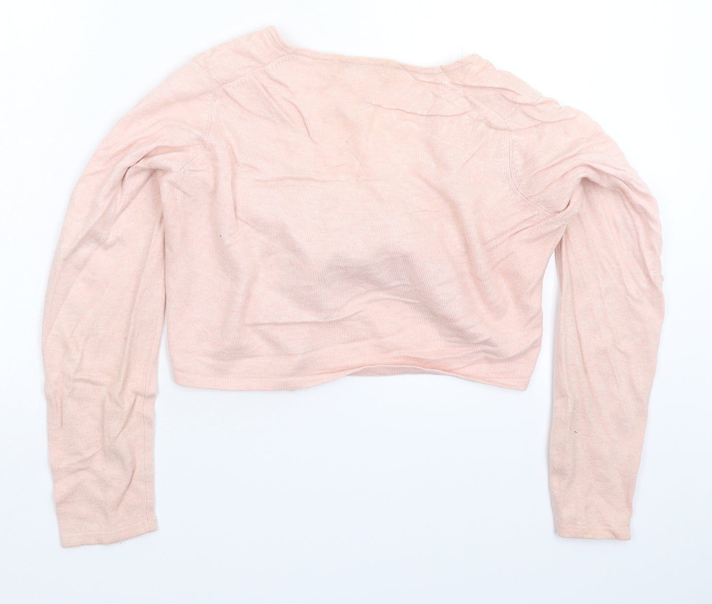 Marks and Spencer Womens Pink  Knit Cardigan Jumper Size 12
