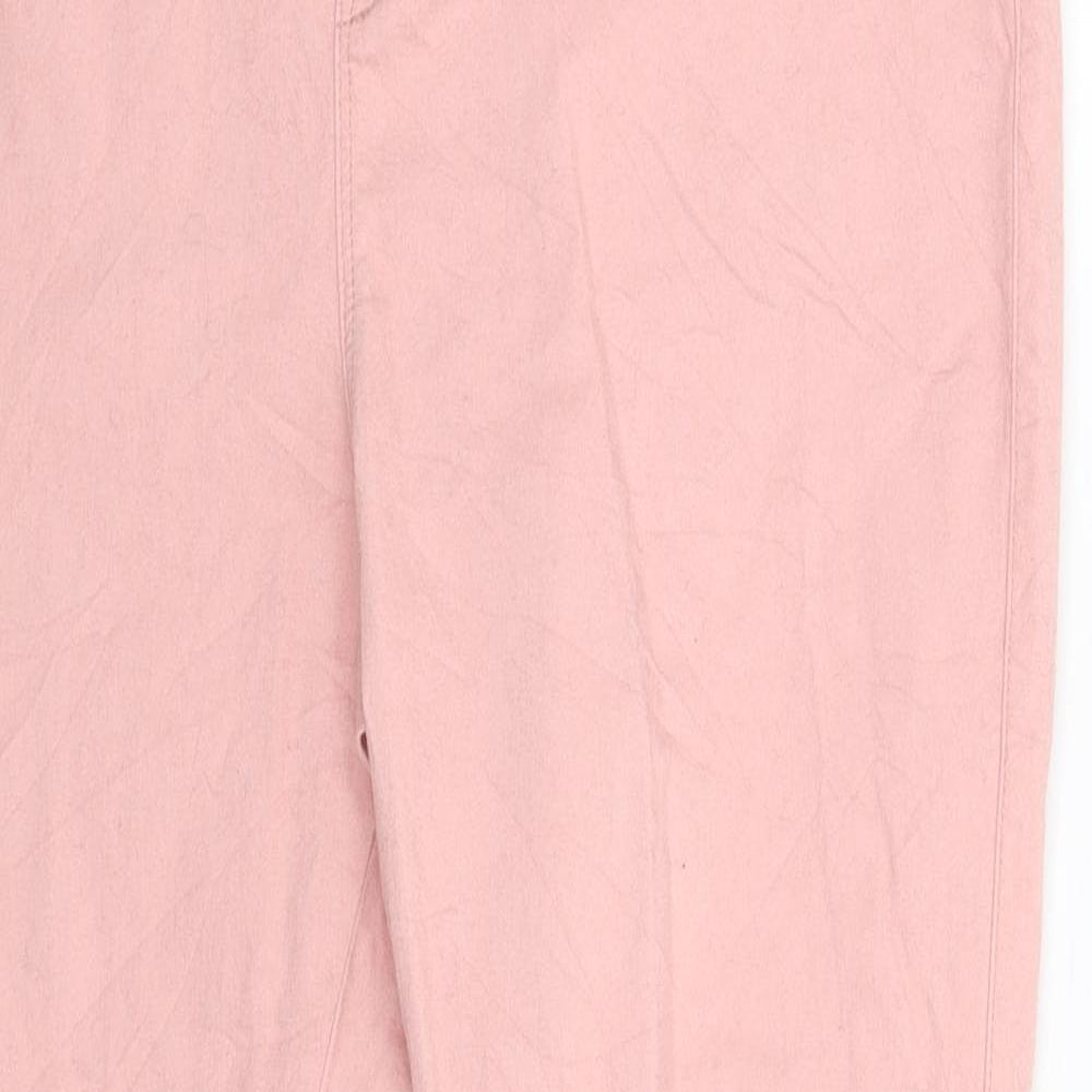 Denim & Co. Womens Pink  Denim Jegging Jeans Size 18 L28 in