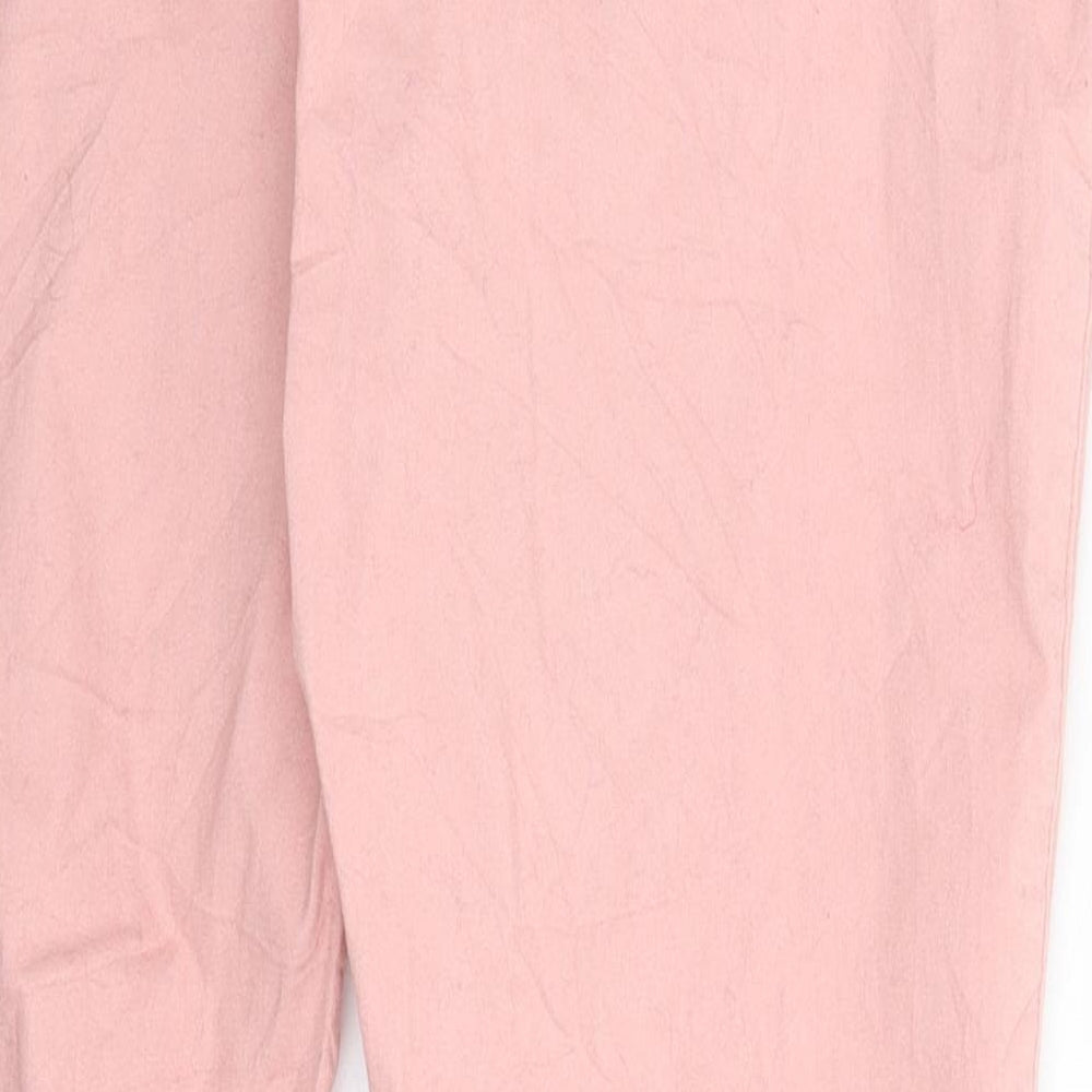 Denim & Co. Womens Pink  Denim Jegging Jeans Size 18 L28 in