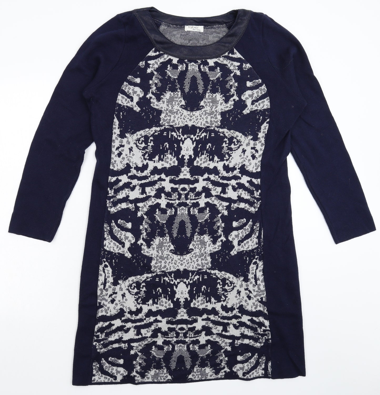 Faber Womens Blue  Knit Jumper Dress  Size 20