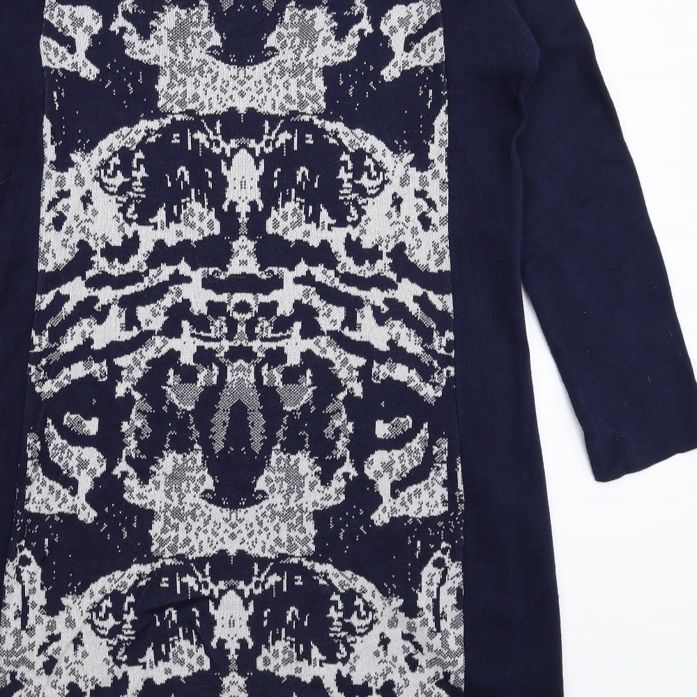 Faber Womens Blue  Knit Jumper Dress  Size 20