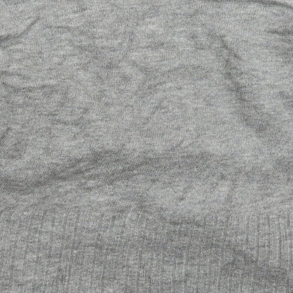 George Womens Grey  Knit Pullover Jumper Size M