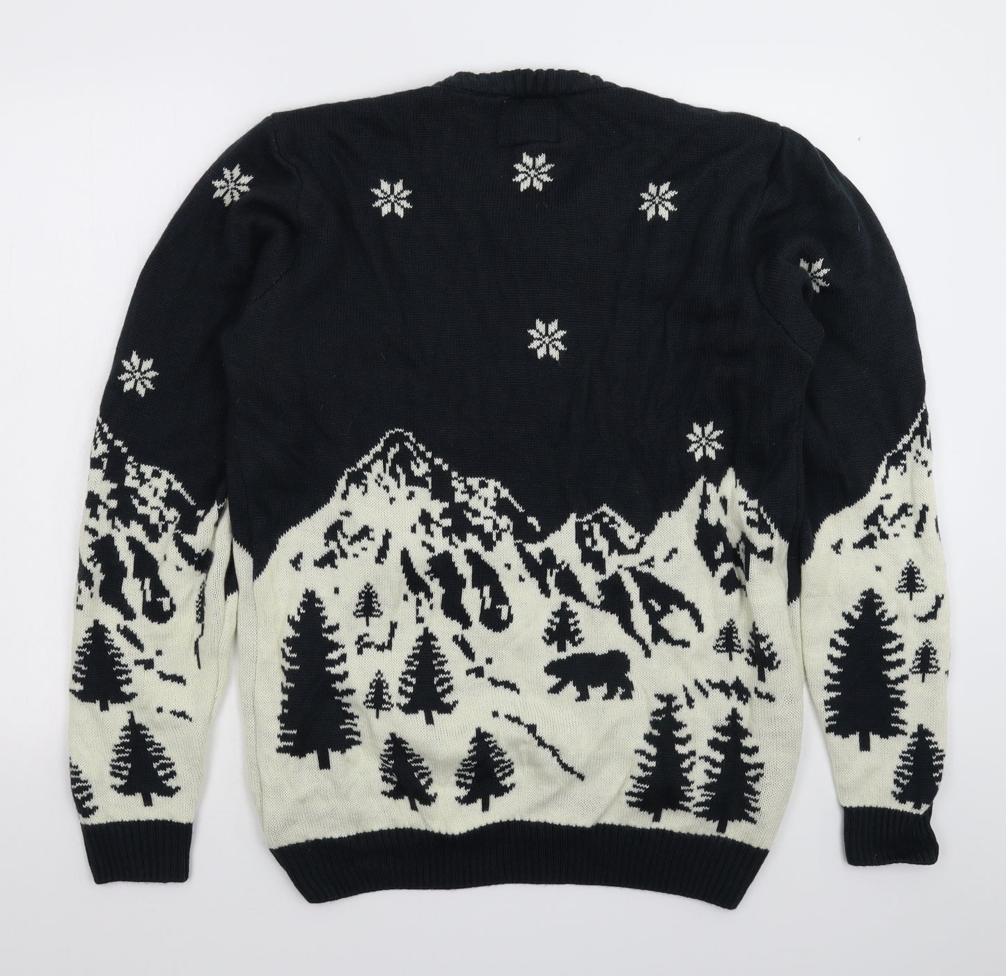 Star Clothing Mens Multicoloured  Knit Pullover Jumper Size 2XL  - Christmas