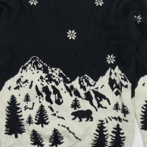 Star Clothing Mens Multicoloured  Knit Pullover Jumper Size 2XL  - Christmas