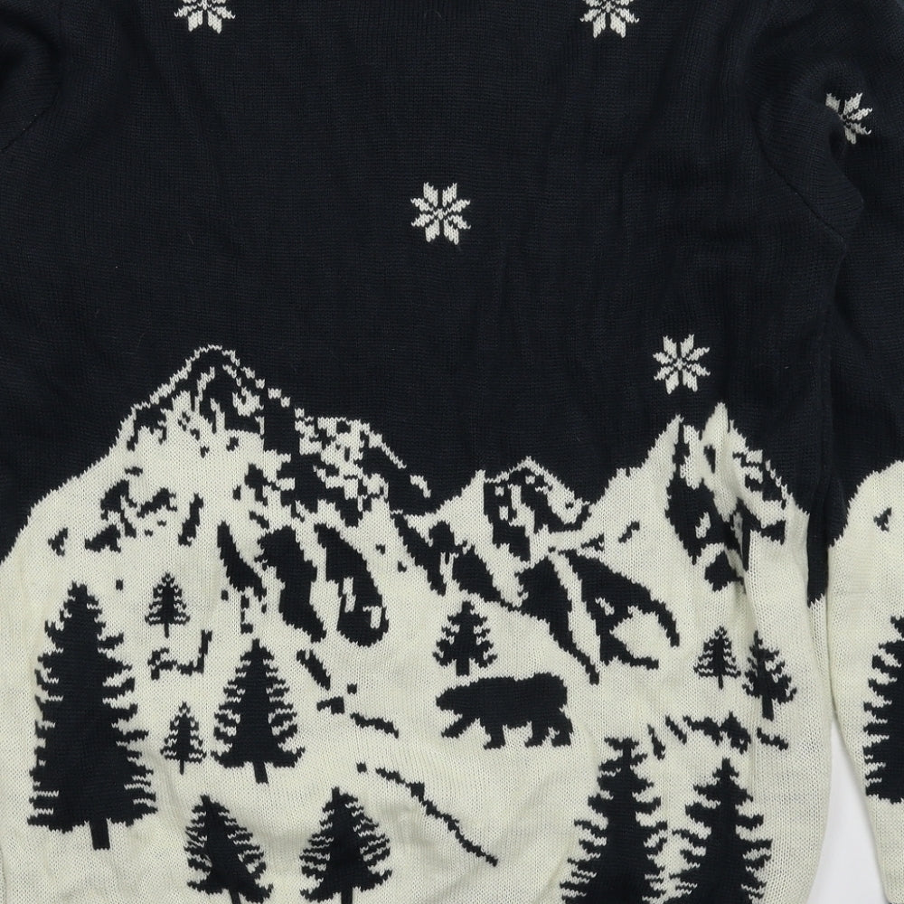 Star Clothing Mens Multicoloured  Knit Pullover Jumper Size 2XL  - Christmas