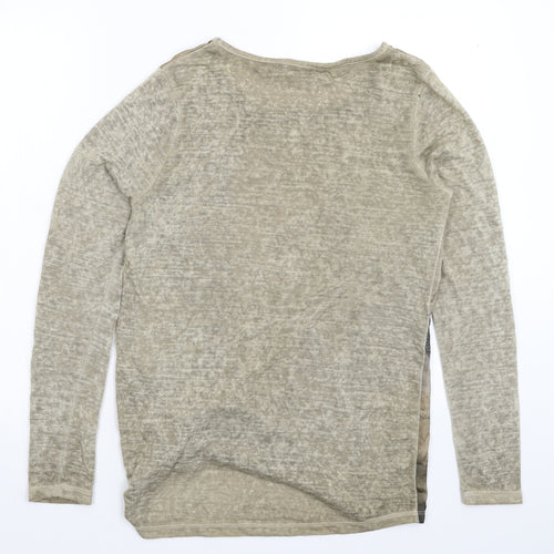 Greisha Womens Grey  Knit Pullover Jumper Size S