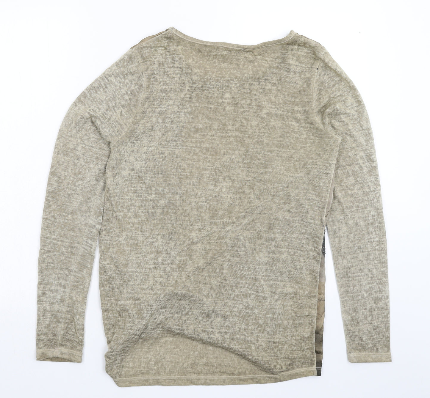 Greisha Womens Grey  Knit Pullover Jumper Size S