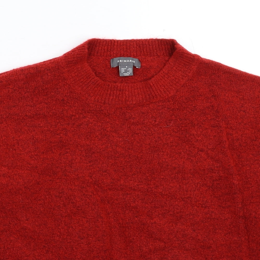 Primark Womens Red  Knit Pullover Jumper Size 12