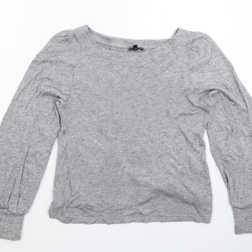 Marks and Spencer Womens Grey  Knit Pullover Jumper Size 14