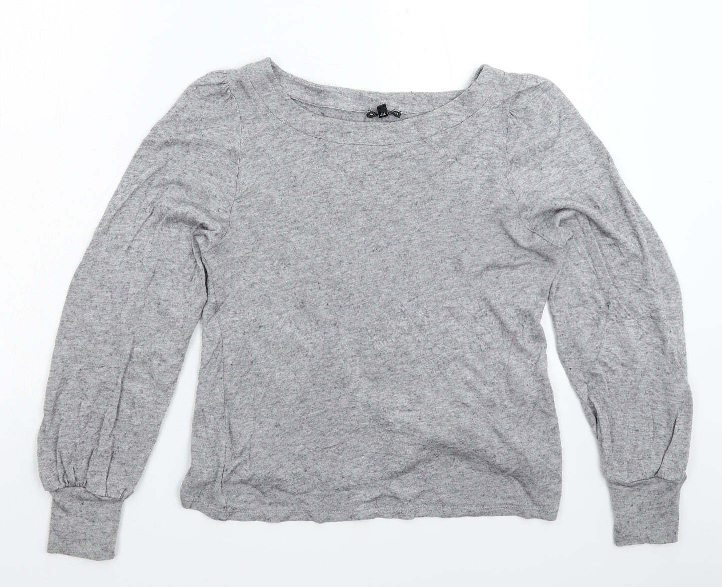 Marks and Spencer Womens Grey  Knit Pullover Jumper Size 14