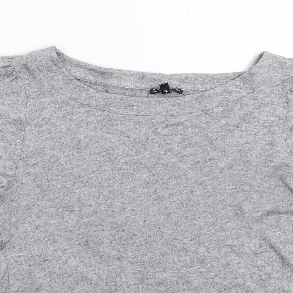 Marks and Spencer Womens Grey  Knit Pullover Jumper Size 14