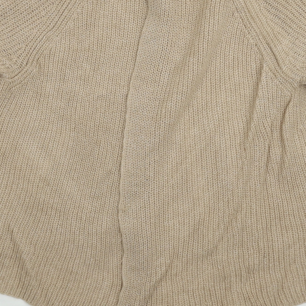Marks and Spencer Womens Beige  Knit Pullover Jumper Size 12