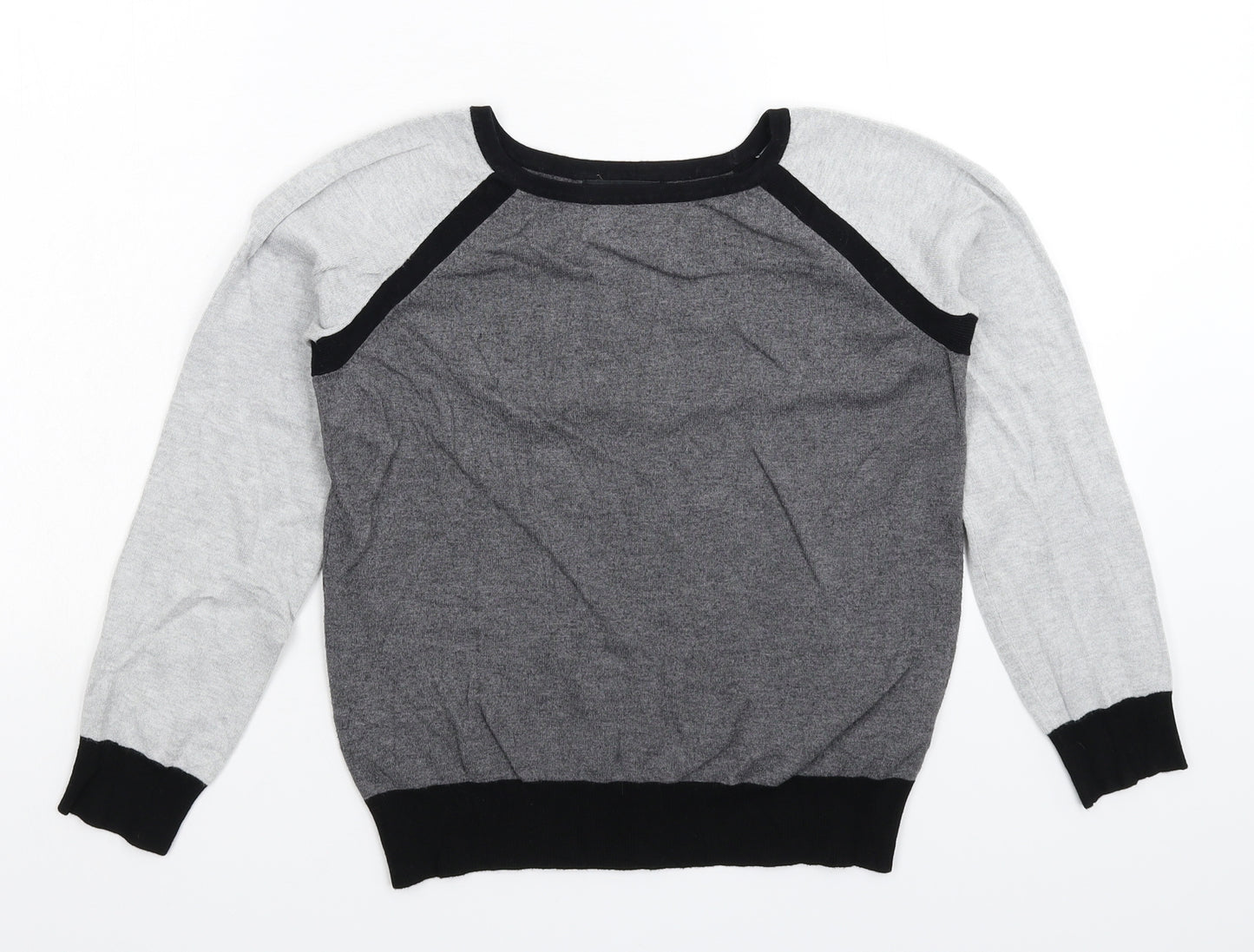 Debenhams Womens Grey  Knit Pullover Jumper Size 12