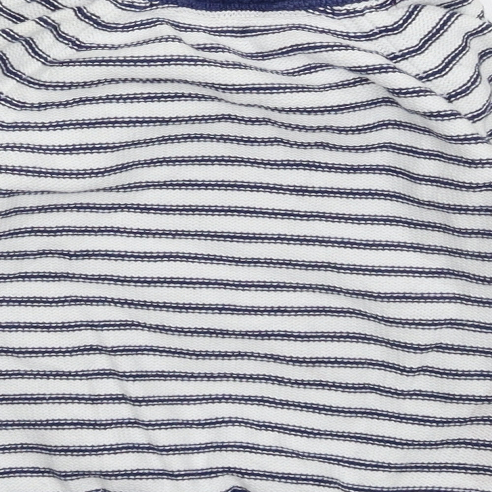 TU Baby White Striped Knit Pullover Jumper Size 12-18 Months