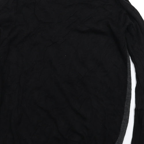 Red Herring Mens Black  Knit Pullover Jumper Size M