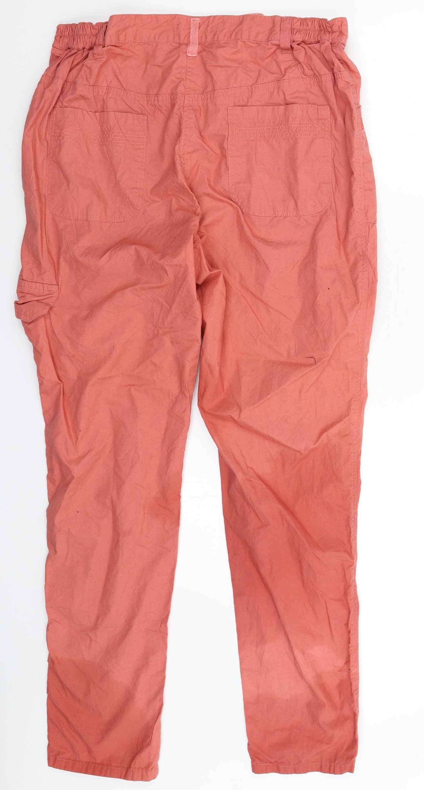 Anthology Womens Pink   Cargo Trousers Size 14 L30 in