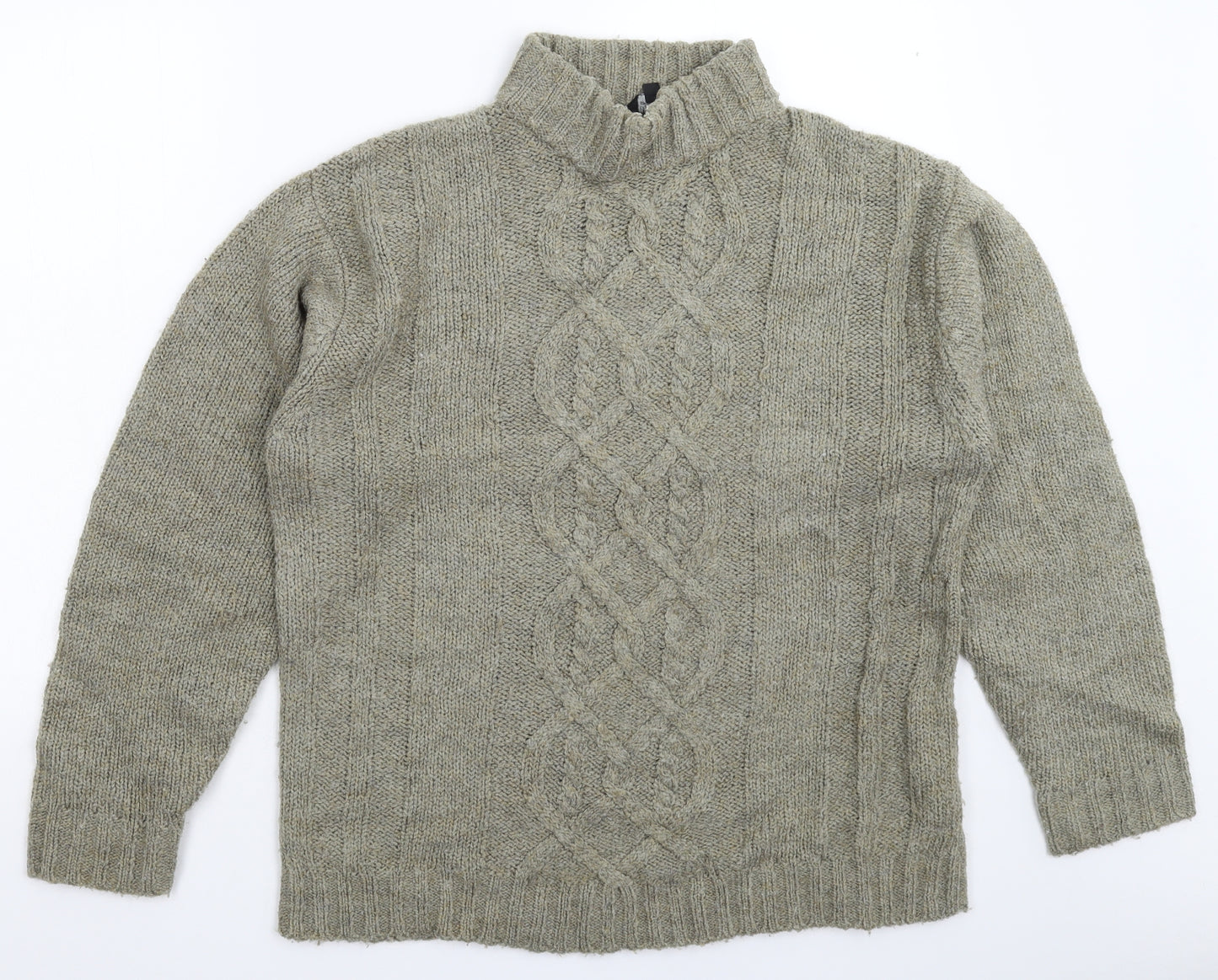 Whispering Smith Mens Grey  Knit Pullover Jumper Size L