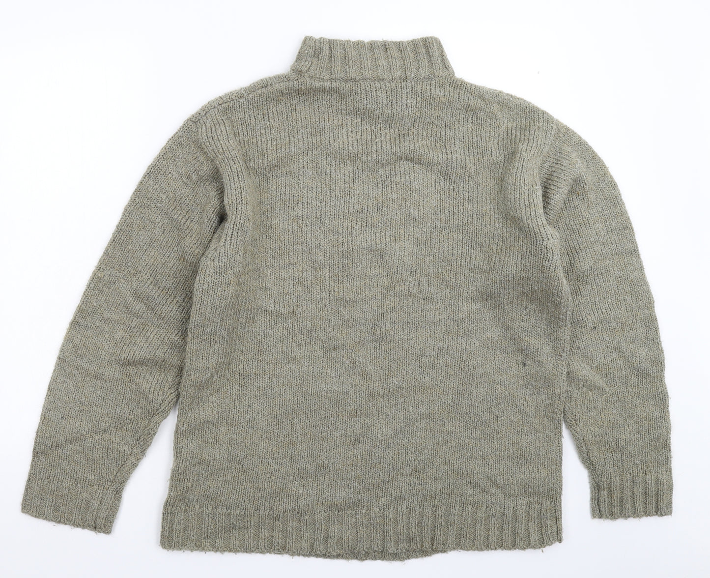 Whispering Smith Mens Grey  Knit Pullover Jumper Size L