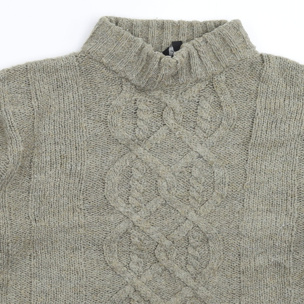 Whispering Smith Mens Grey  Knit Pullover Jumper Size L