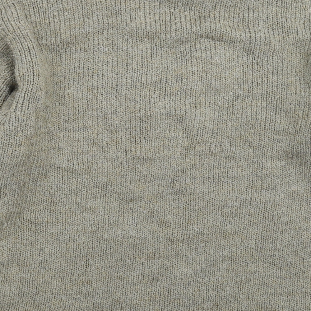 Whispering Smith Mens Grey  Knit Pullover Jumper Size L