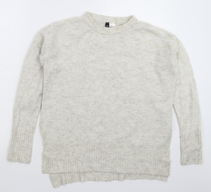 Divided Womens Grey Knit Pullover Jumper Size S