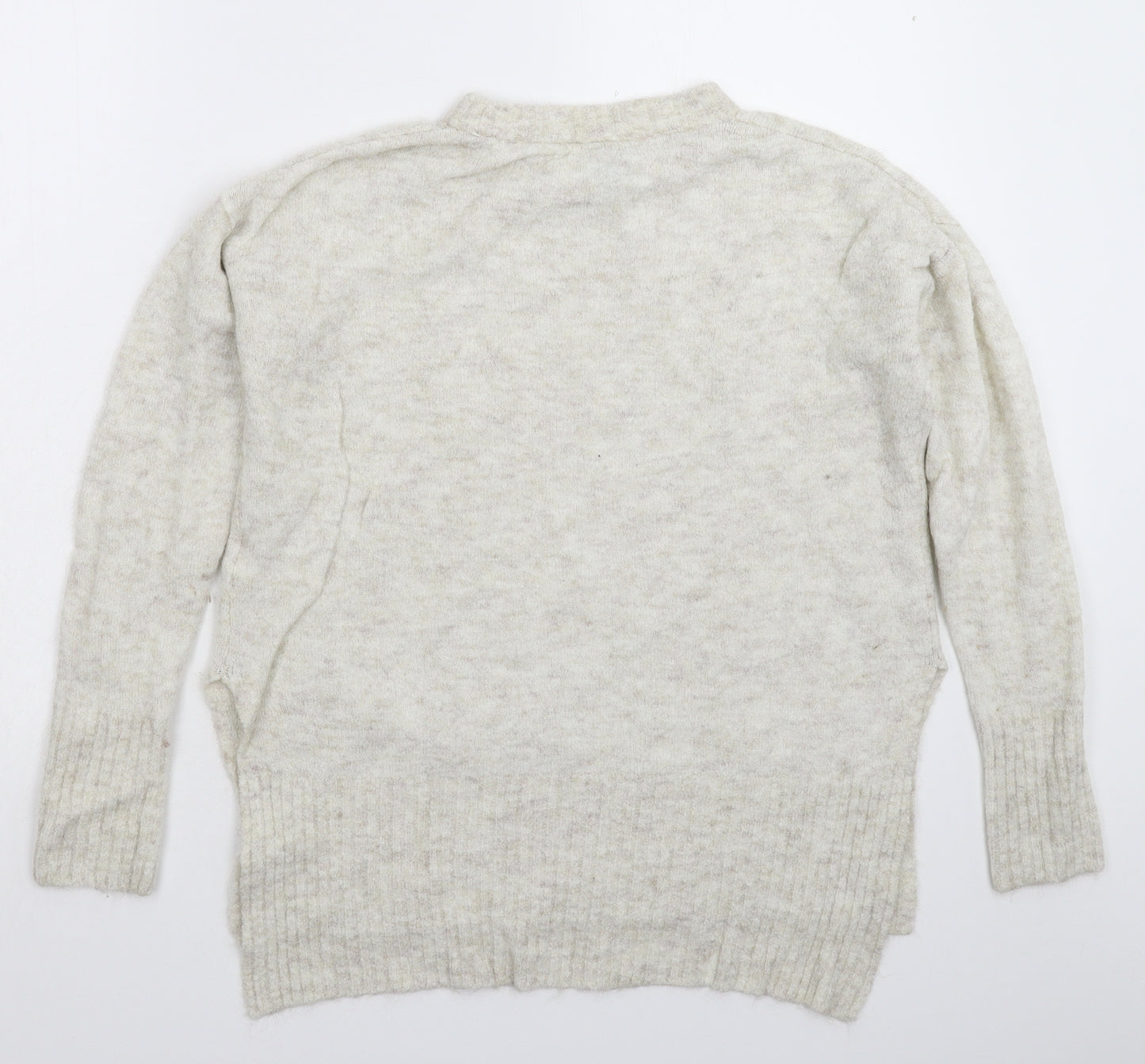 Divided Womens Grey  Knit Pullover Jumper Size S