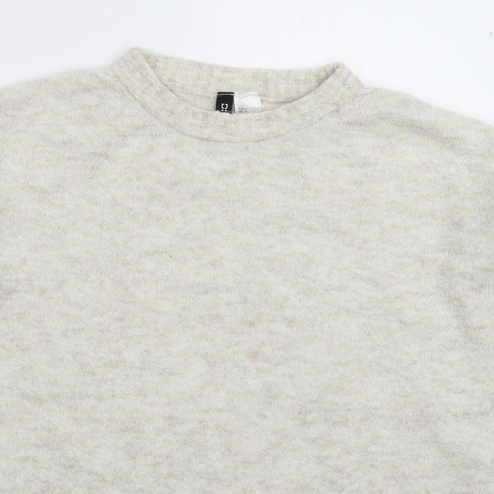 Divided Womens Grey  Knit Pullover Jumper Size S
