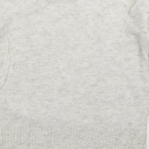 Divided Womens Grey  Knit Pullover Jumper Size S