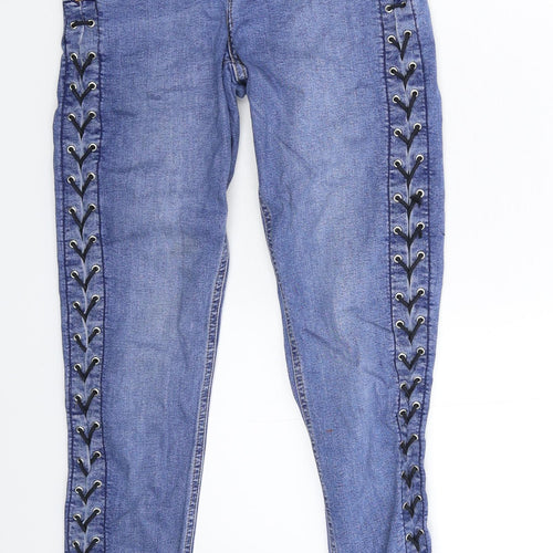 Topshop Womens Blue  Denim Skinny Jeans Size 26 in L29 in