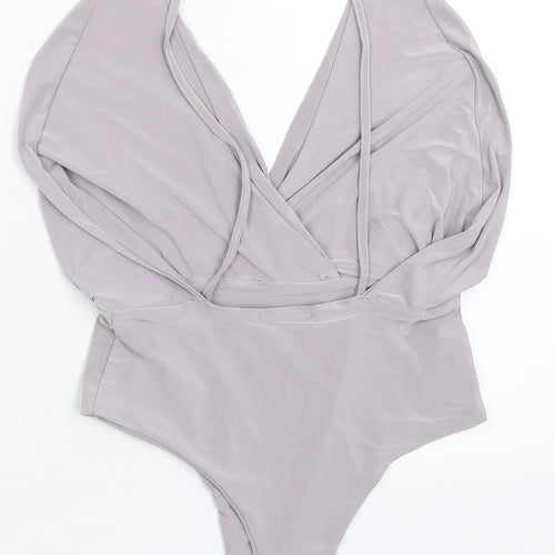 Preworn Womens Grey   Bodysuit One-Piece Size S