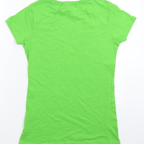 M&M Womens Green   Basic T-Shirt Size L