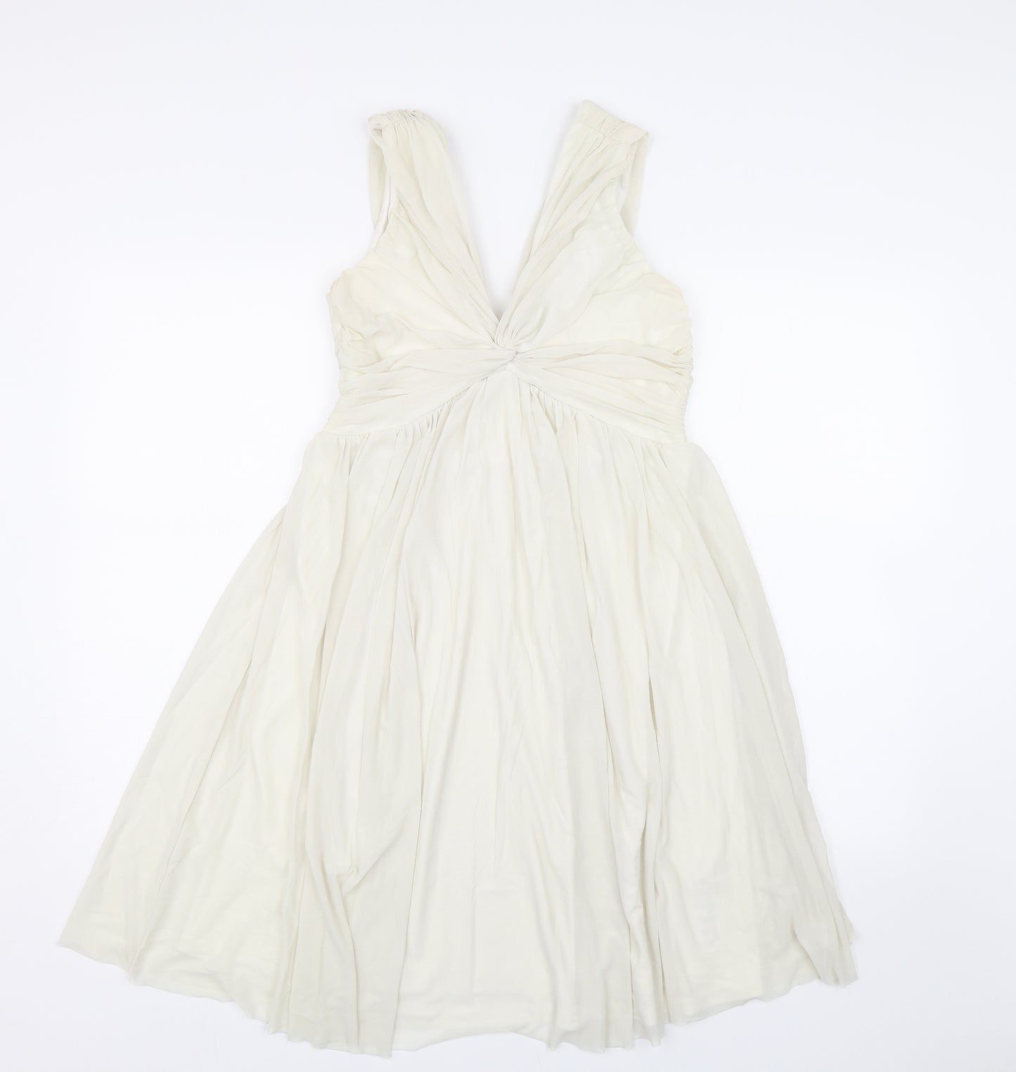 ASOS Womens White   Tank Dress  Size 8