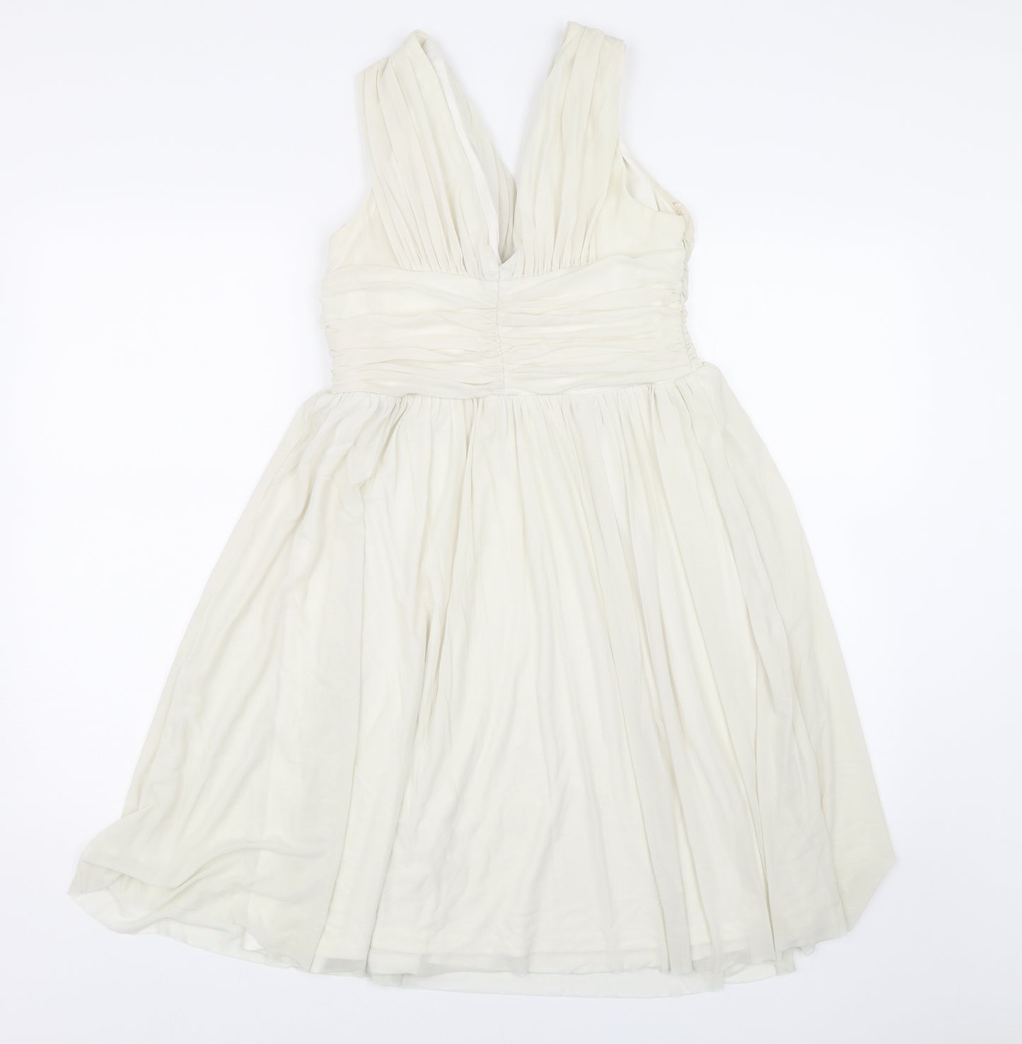 ASOS Womens White   Tank Dress  Size 8